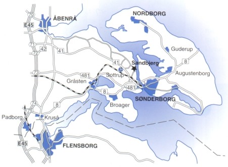 Aabenraa-Sandbjerg-Snderborg-Flensburg